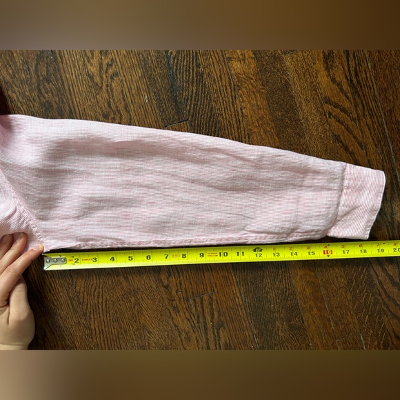 Barbour 100% Linen Marine Blouse - Picture 17 of 17